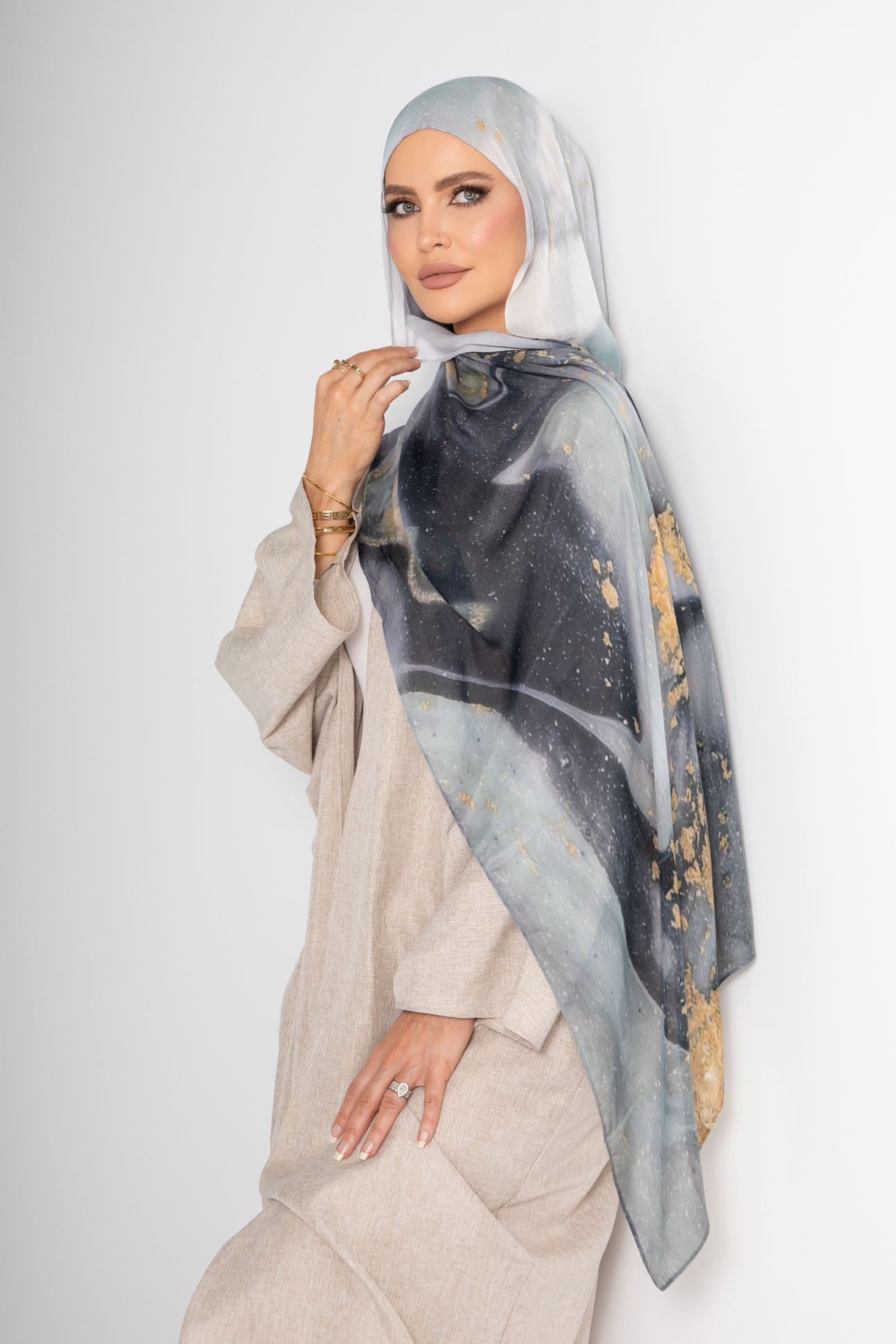 Sura Printed Modal Hijab