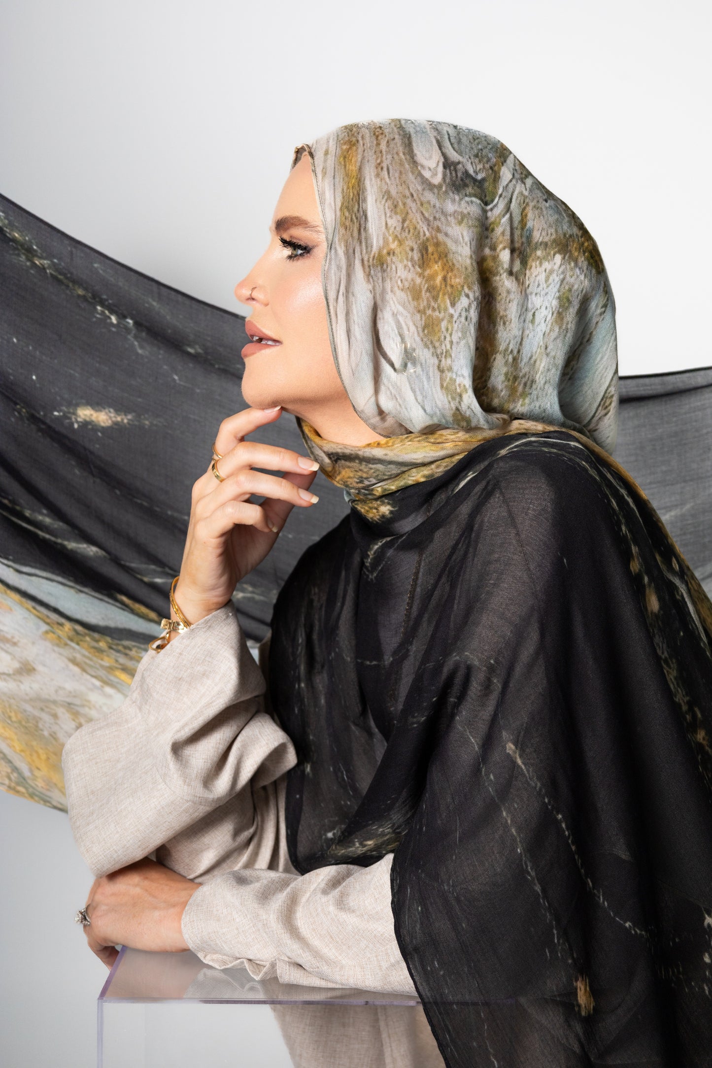 Mariam Printed Modal Hijab