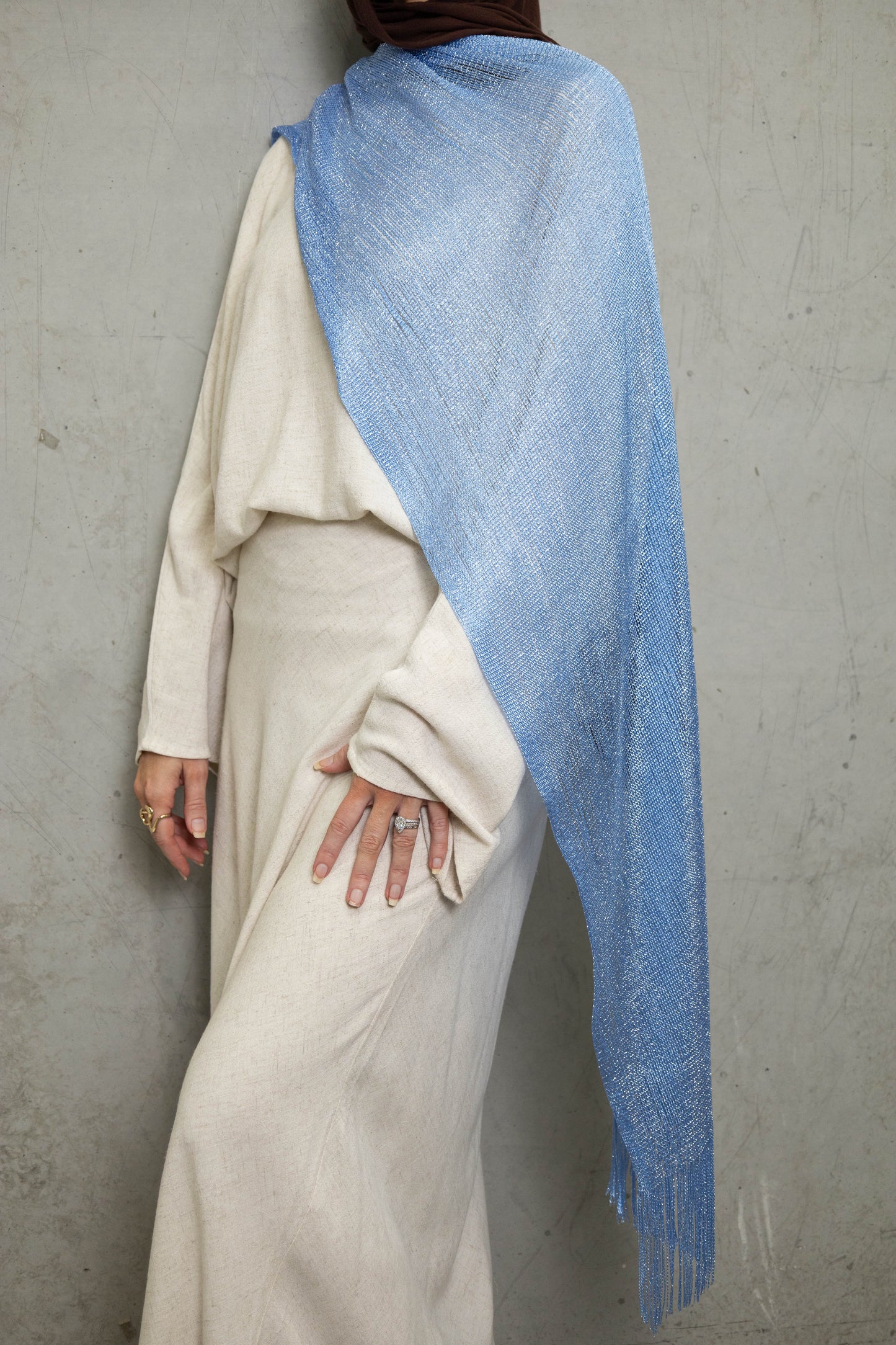 Royal Azure - Arabian Malay Shawl