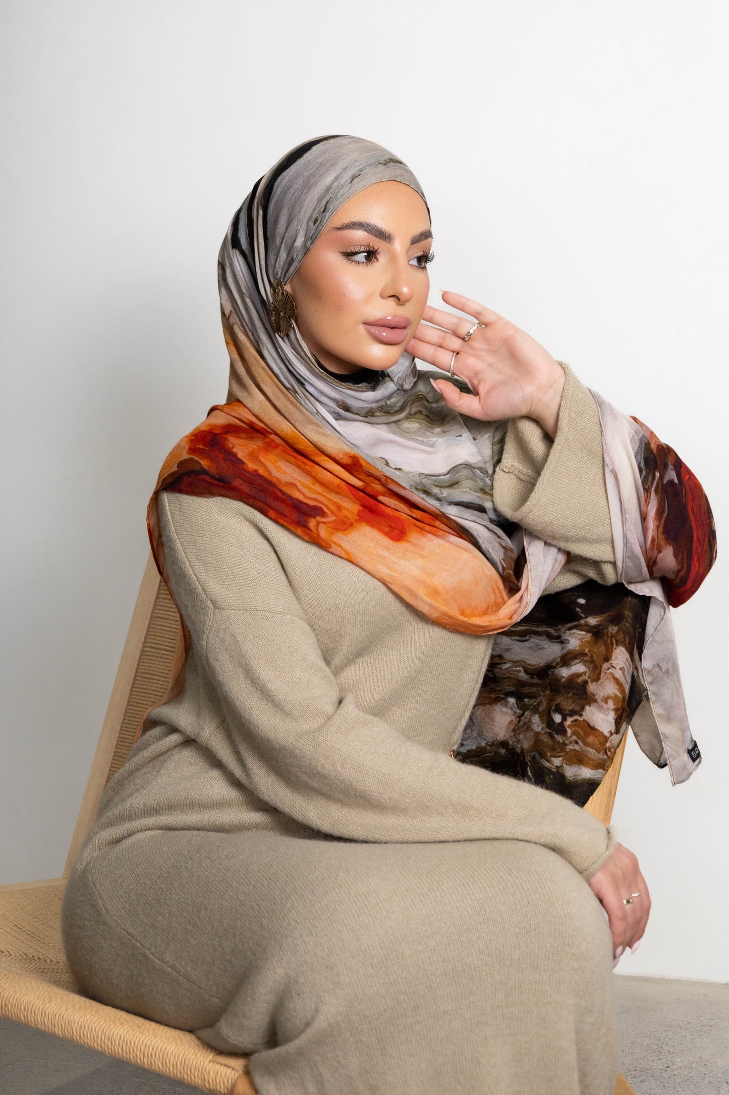 Sara Printed Modal Hijab