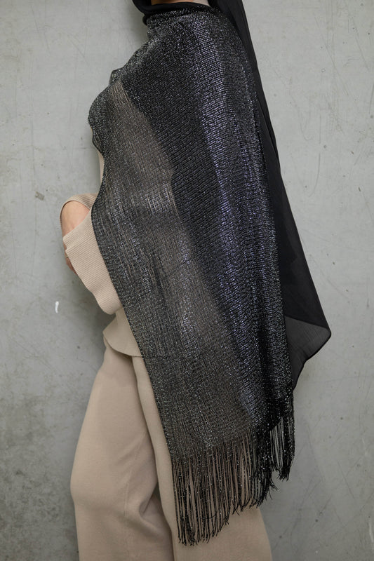 Noir Eclipse -  Arabian Malay Shawl